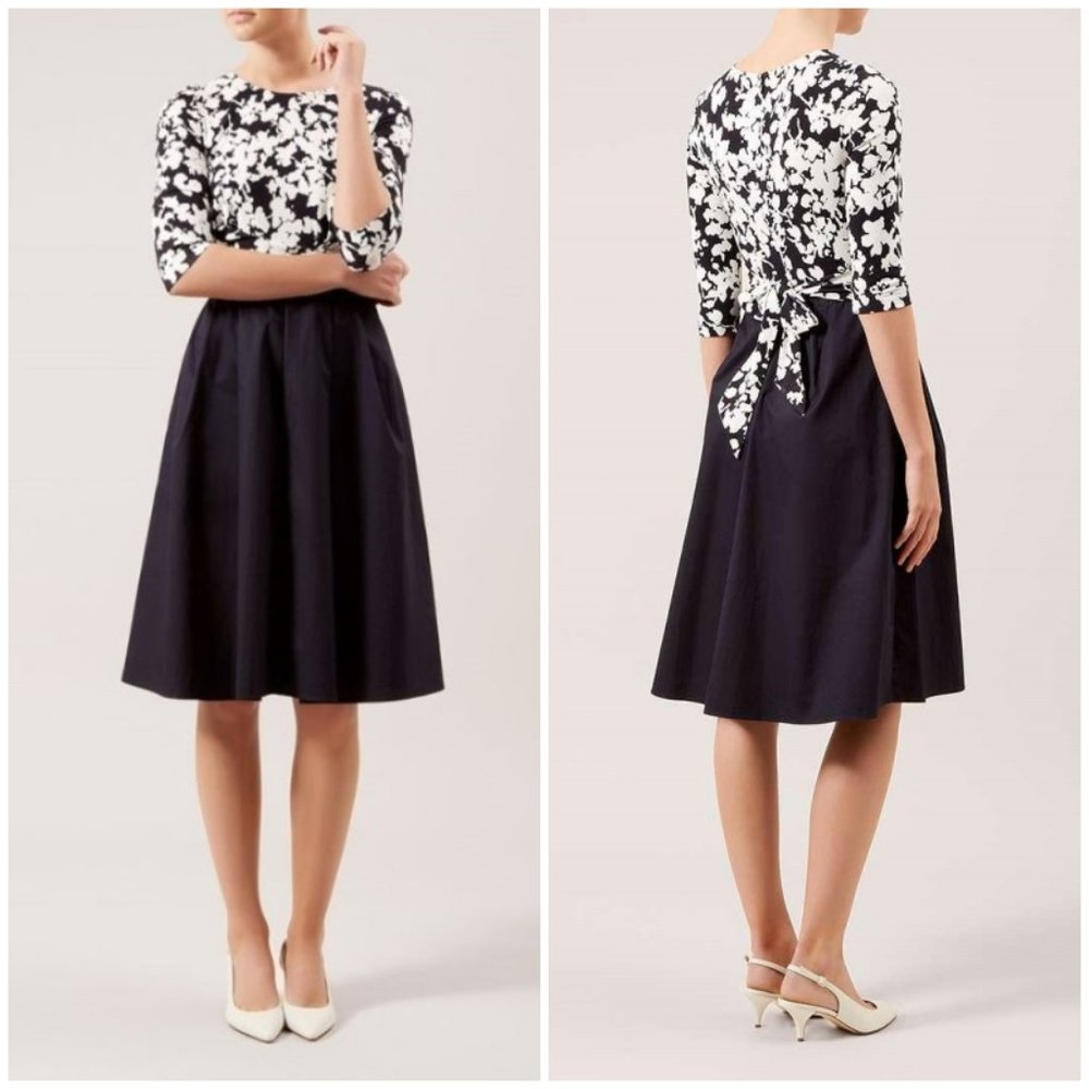 Hobbs Jessica Dress Blue